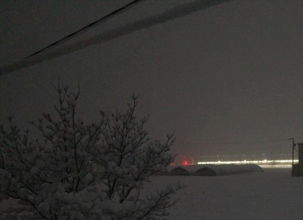 雪の夜明け前。大糸線‥アルプス・オリエント急行